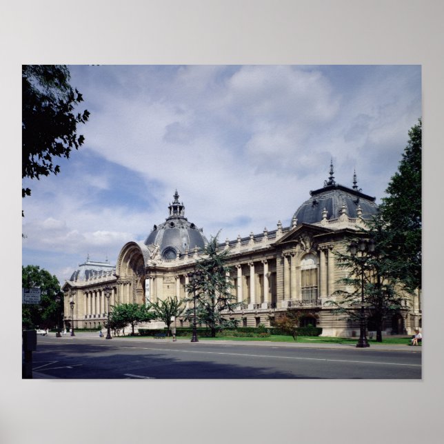 Aussicht auf die Fassade des Petit-Palais Poster (Vorne)
