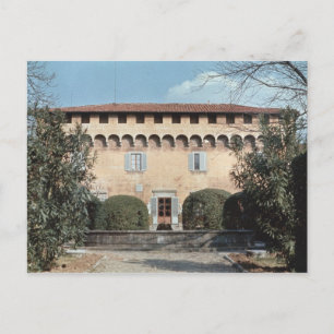 Aussicht auf die Fassade, entworfen für Cosimo Postkarte