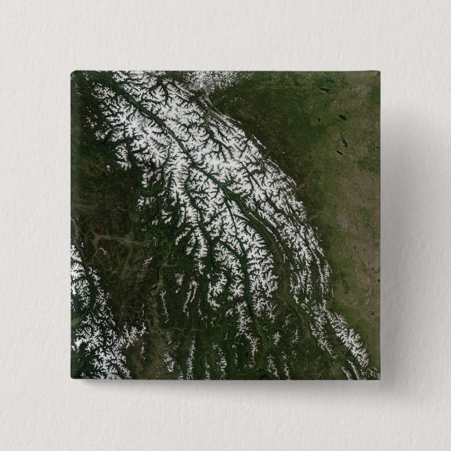 Aussicht auf die Felsengebirge Button (Vorderseite)