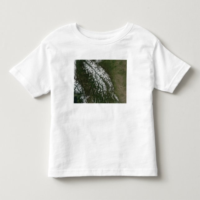 Aussicht auf die Felsengebirge Kleinkind T-shirt (Vorderseite)
