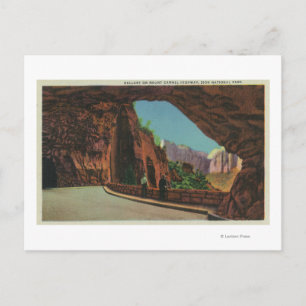 Aussicht auf die Galerie auf dem Karmel-Monte Postkarte