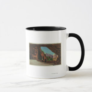 Aussicht auf die Galerie auf dem Karmel-Monte Tasse