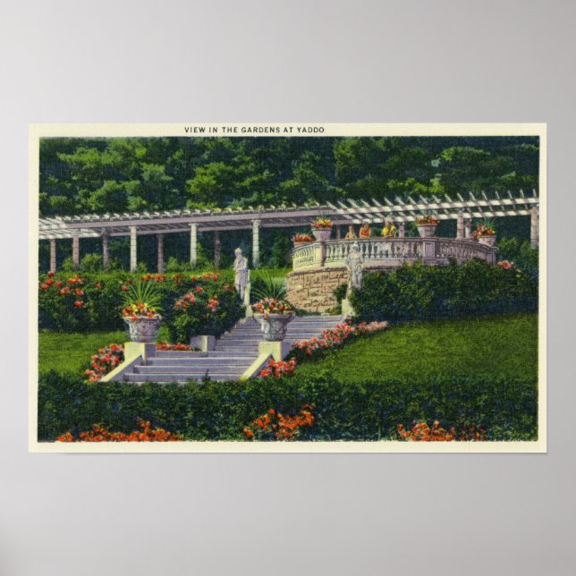 Aussicht auf die Gärten von Yaddo Poster (Vorne)