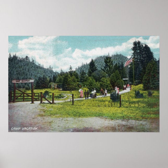 Aussicht auf die Gäste auf einem Spaziergang durch Poster (Vorne)