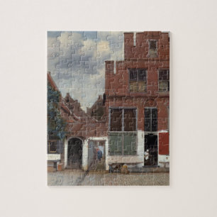 Aussicht auf die Häuser in Delft The Little Stree