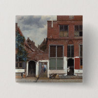 Aussicht auf die Häuser in Delft The Little Street