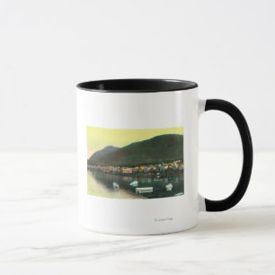 Aussicht auf die indische StadtSitka, AK Tasse