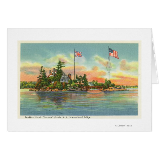 Aussicht auf die Insel Zavikon (Vorderseite (Horizontal))