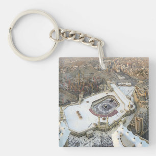 Aussicht auf die Kaaba, Masjid al-Haram, Mekka Schlüsselanhänger