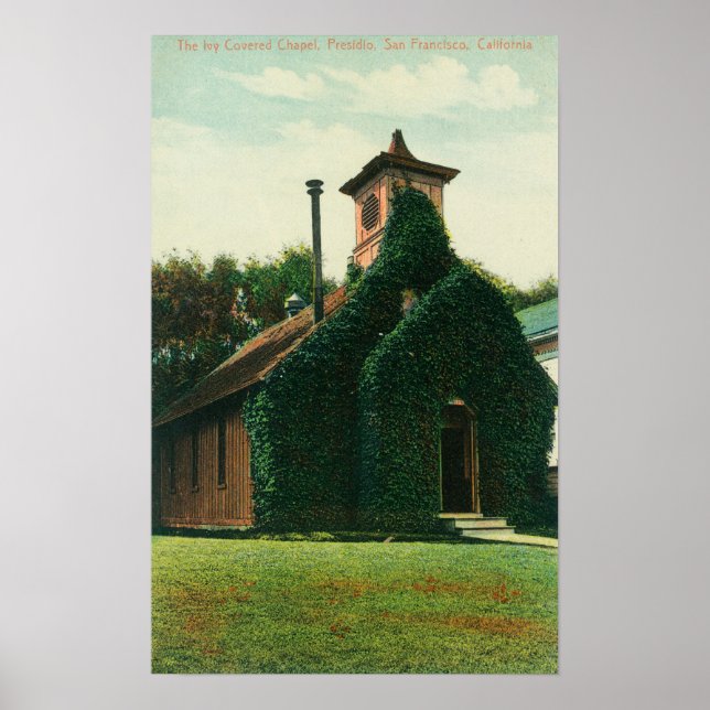 Aussicht auf die Kapelle von Ivy, Poster (Vorne)