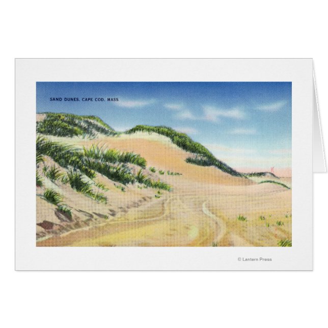 Aussicht auf die Kapuzenkühe und Dünen (Vorderseite (Horizontal))