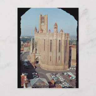 Aussicht auf die Kathedrale von Sainte-Cecile Postkarte