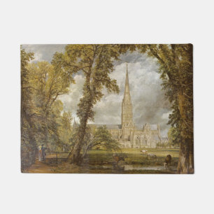 Aussicht auf die Kathedrale von Salisbury (englisc Fußmatte