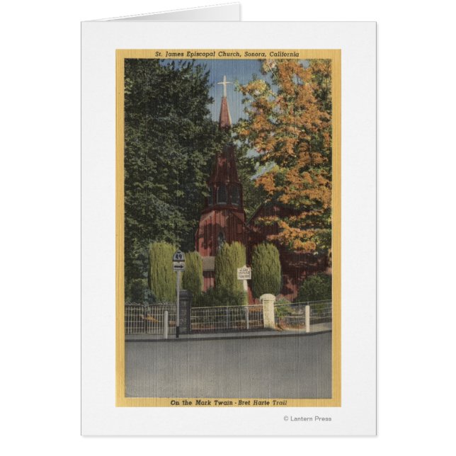 Aussicht auf die Kirche St. James (Vorne)