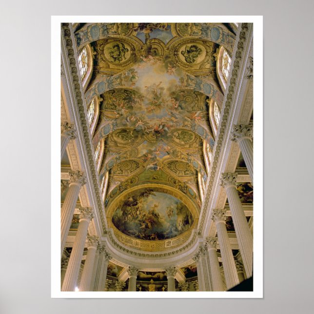 Aussicht auf die Königsgalerie und Gewölbedecke Poster (Vorne)