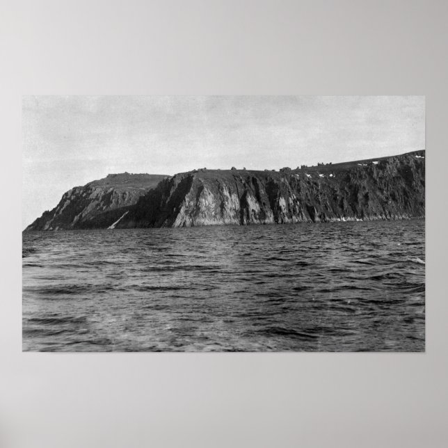 Aussicht auf die Königsinsel, Alaska-Foto Poster (Vorne)
