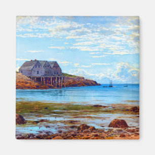 Aussicht auf die Küste von Alfred Thompson Bricher Magnet