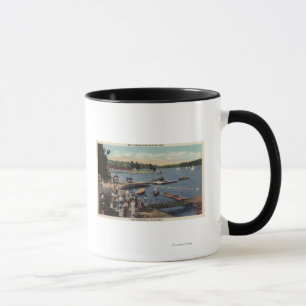 Aussicht auf die Landung des Schiffes, Badebucht Tasse