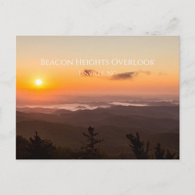 Aussicht auf die Leuchtturmhöhen Postkarte (Vorderseite)