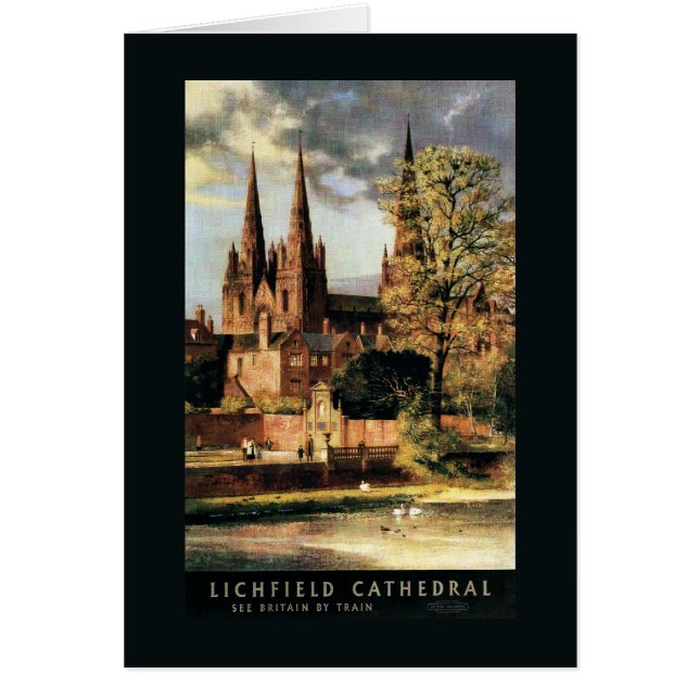 Aussicht auf die Lichfield-Kathedrale (Vorne)