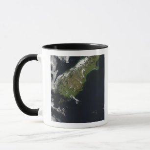 Aussicht auf die meisten südlichen Inseln Neuseela Tasse