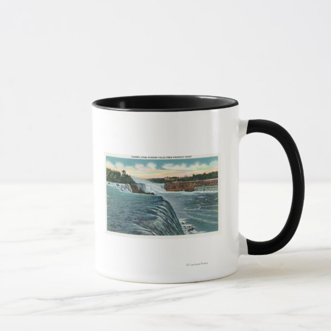 Aussicht auf die Niagarafälle von Prospect Point Tasse (Rechts)