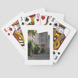 Aussicht auf die Porte des Ormeaux (Foto) Spielkarten