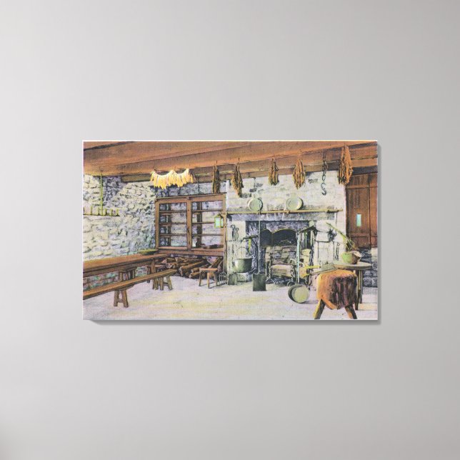 Aussicht auf die Rasenflächen der Parade Leinwanddruck (Vorderseite)