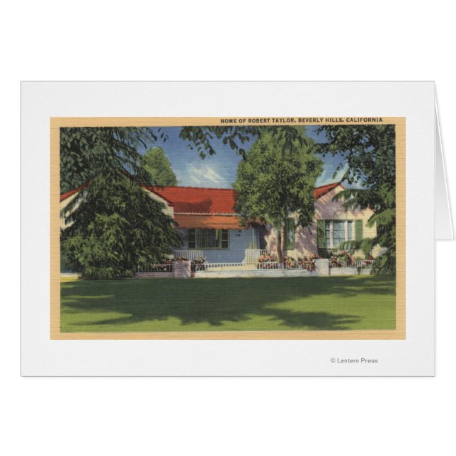 Aussicht auf die Residenz von Robert Taylor (Vorderseite (Horizontal))