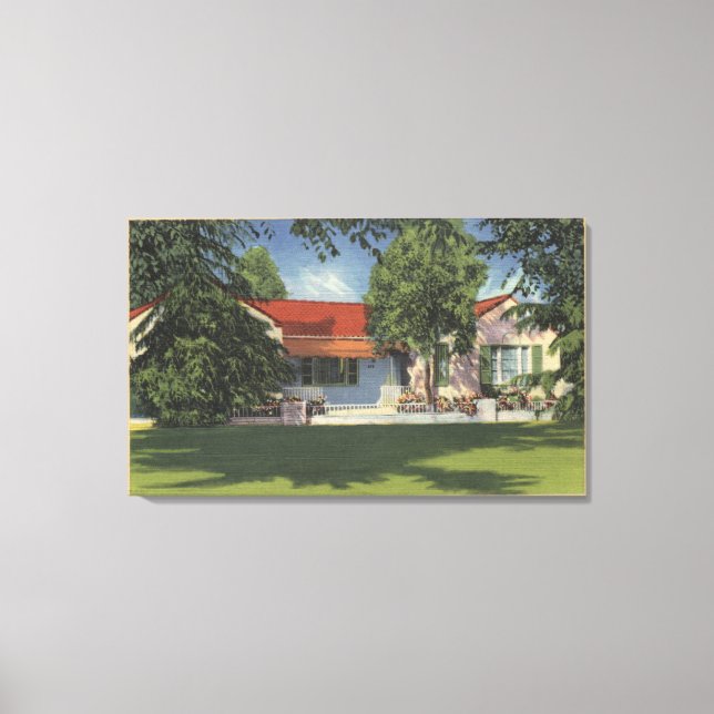 Aussicht auf die Residenz von Robert Taylor Leinwanddruck (Vorderseite)