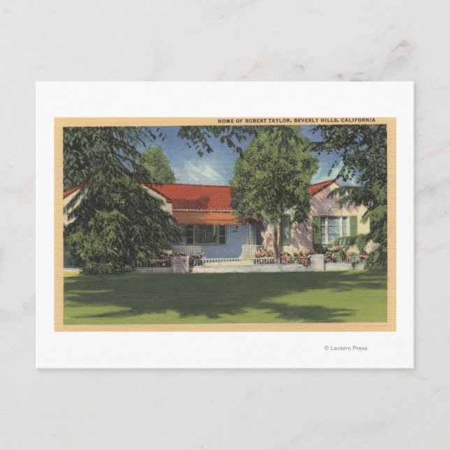 Aussicht auf die Residenz von Robert Taylor Postkarte (Vorderseite)