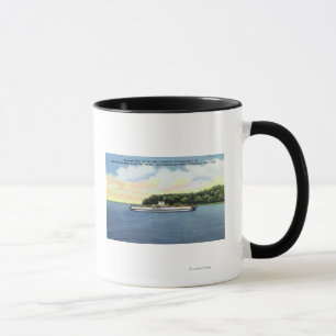 Aussicht auf die Roosevelt-Fähre Tasse