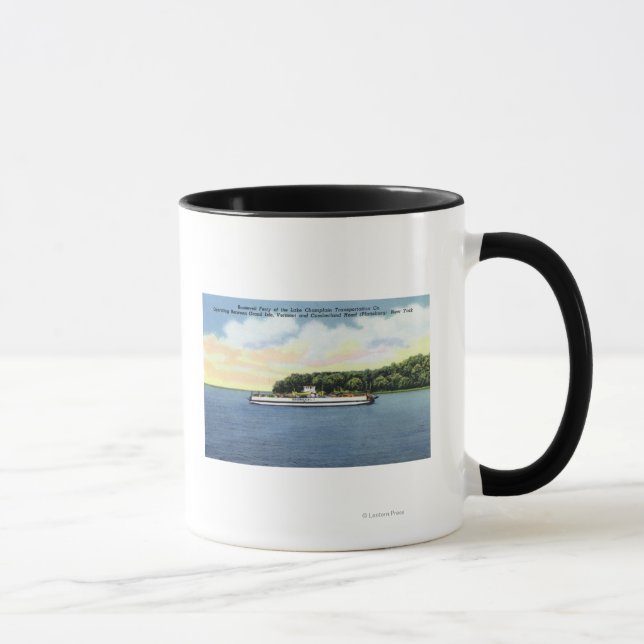 Aussicht auf die Roosevelt-Fähre Tasse (Rechts)