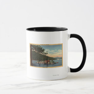 Aussicht auf die Schatzinsel Tasse