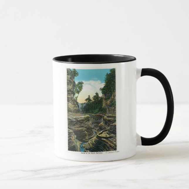 Aussicht auf die Schlucht des Südens Tasse (Rechts)