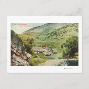 Aussicht auf die Schwefelquellen auf der Moffat Ro Postkarte