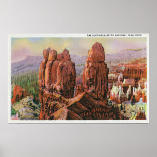 Aussicht auf die Sentinels Poster