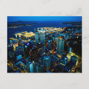 Aussicht auf die Stadt Auckland vom Sky Tower - Po Postkarte