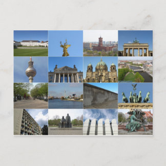Aussicht auf die Stadt Berlin in Deutschland Postkarte