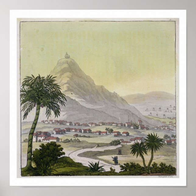 Aussicht auf die Stadt Lima, Peru, von Le Cos Poster (Vorne)