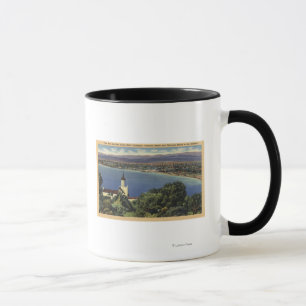 Aussicht auf die Strände Redondo & Hermosa Tasse
