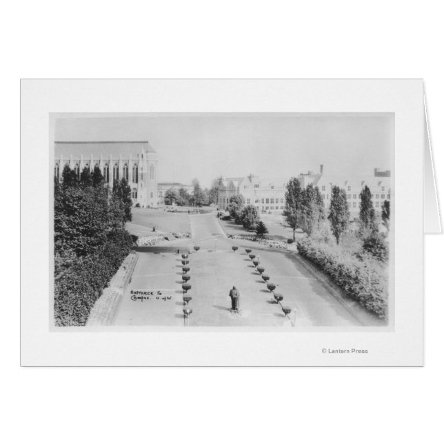 Aussicht auf die Universität WA Campus Eintritt (Vorderseite (Horizontal))