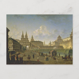 Aussicht auf die Voskresensky und Nikolsky Gates Postkarte