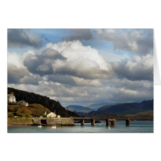 AUSSICHT AUF DIE WALES Card (Vorderseite (Horizontal))