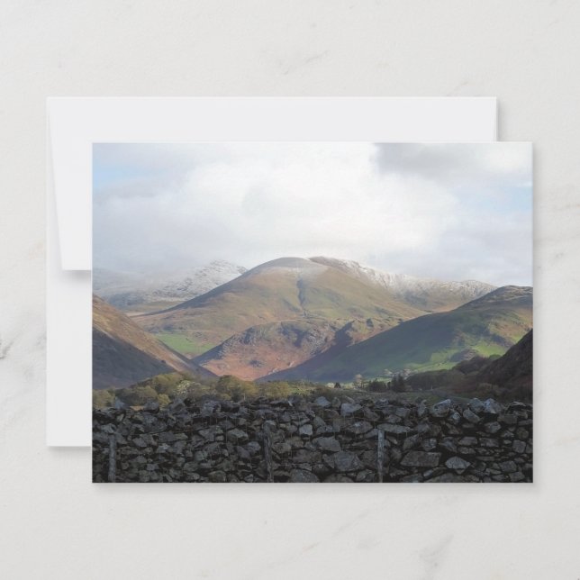AUSSICHT AUF DIE WALES-KARTE (Vorderseite)
