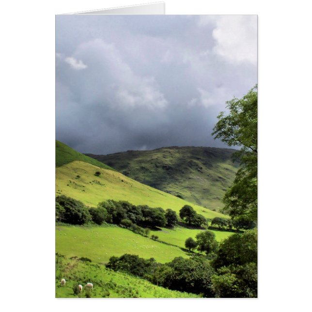 AUSSICHT AUF DIE WALES-Karte (Vorne)