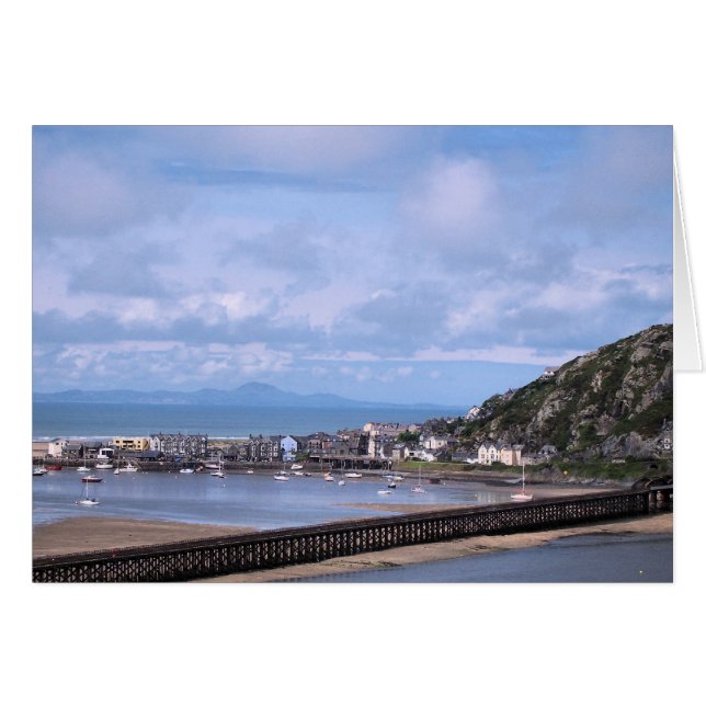 AUSSICHT AUF DIE WALES-KARTE (Vorderseite (Horizontal))