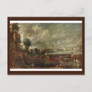 Aussicht auf die Wasserloo-Brücke von den Treppen  Postkarte
