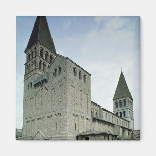 Aussicht auf die Westfassade, 10.-11. Jahrhundert Magnet