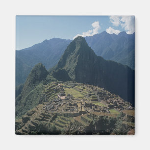 Aussicht auf die Zitadelle von Machu Picchu Magnet